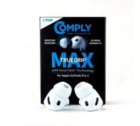 Comply TrueGrip MAX Premium Memory Foam Replacement Earplugs for Apple AirPods Pro (3rd Generation) SmartSkin Technology Excellent Noise Isolation White Size L 1 Pair