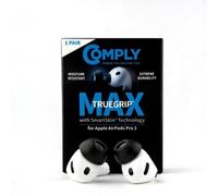 Comply TrueGrip MAX | Premium Memory Foam Replacement Eartips for Apple AirPods Pro (3 Generation) | SmartSkin Technology | Superior Noise Isolation | Black, Small, 1 Pair