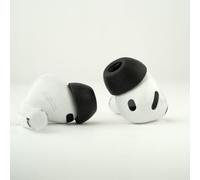 Comply TrueGrip Premium Memory Foam Replacement Eartips for Apple AirPods Pro (3 Generation) | Superior Noise Isolation | Black, Medium, 3 Pairs