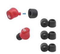 Comply TWR-200-B | Memory Foam Replacement Earbud Tips for Bang & Olufsen EX, Beats Solo Buds, Devialet Gemini & More | Ultimate Comfort, Secure Fit, Superior Noise Isolation | Black (S/M/L) (3 Pairs)