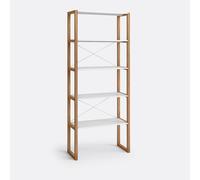 Compo 5-Shelf Bookcase White
