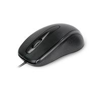 Compoint Wired USB 2.0 Computer Mouse - Ambidextrous Optical Wired Mice for Laptop, Computer, Macbook, Gaming, Working - 2.4Ghz Small Silent Black 1000 DPI Mouse with 3-Buttons and Scroll Wheel