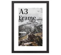 COMPOLICY A3 Picture Frame,frames black wooden,Clear Acrylic Glass 29.7x42cm photos Wall Mount,a3 picture frames black with snap frame, for Certificate poster,home and kitchen Photo Collage Display