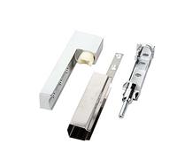 Component Hardware R50-2850 Edgemount Hinge 1 5/8 Offset Stainless Steel Contemporary