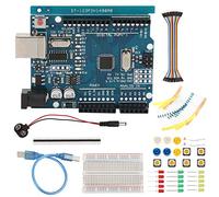 Component Kit Starter Basic Development Board Mini Breadboard, ABS Material, Durable Parts Included - High Reliability, Stable Structure, Ideal for Electronics Learning and
