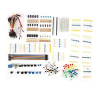 Component Kit with 400 Hole Breadboard, Basic Development Board, Experimental Accessories - Durable ABS Material, Reliable Structure, Ideal for Electronics Learning