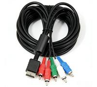 Component YPbPr AV Video TV RCA Cable for Sony PS2 PS3 PlayStation 2 3 | Premium Heavy duty shielded cable, colour-coded RCA connectors, Plug-and-play no adapters needed, 6ft length