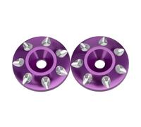 Components For TAMIYA For HSP 1/10 1/8 2pcs Metal Wing Mounting Tail Washer M3 Screw Gasket For RC Car Off Road For Buggy Course(Purple)