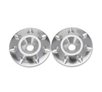 Components For TAMIYA For HSP 1/10 1/8 2pcs Metal Wing Mounting Tail Washer M3 Screw Gasket For RC Car Off Road For Buggy Course(Silver)