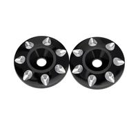 Components For TAMIYA For HSP 1/10 1/8 2pcs Metal Wing Mounting Tail Washer M3 Screw Gasket For RC Car Off Road For Buggy Course(Black)