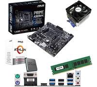 Components4All AMD Athlon 240GE 3.5GHz Dual Core Four Threads CPU, ASUS Prime A320M-K Motherboard & 4GB 2400MHz Crucial DDR4 RAM Pre-Built Bundle