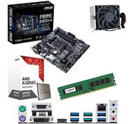 Components4All AMD Quad Core A10 9700 3.5Ghz CPU with Radeon R7, ASUS Prime B350M-A Motherboard & 4GB 2133Mhz Crucial DDR4 RAM Pre-Built Bundle