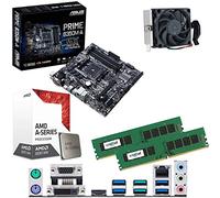Components4All AMD Quad Core A12 9800 3.8Ghz CPU with Radeon R7, ASUS Prime B350M-A Motherboard & 8GB 2133Mhz Crucial DDR4 RAM Pre-Built Bundle