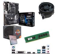 Components4All AMD Ryzen 3 1300X 3.5GHz (Turbo 3.7GHz) Quad Core CPU, ASUS PRIME B450-Plus Motherboard & 4GB 2400MHz Crucial DDR4 RAM Pre-Built Bundle