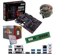 Components4All AMD Ryzen 3 2200G 3.5Ghz (Turbo 3.7Ghz) Quad Core CPU, ASUS Prime B350-PLUS Motherboard & 4GB 2133Mhz Crucial DDR4 RAM Pre-Built Bundle