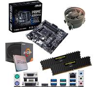Components4All AMD Ryzen 5 1500X 3.6Ghz (Turbo 3.7Ghz) Quad Core Eight Thread CPU, ASUS Prime B350M-A Motherboard & 8GB 3000Mhz Corsair DDR4 RAM Pre-Built Bundle