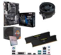 Components4All AMD Ryzen 5 1500X 3.6GHz (Turbo 3.7GHz) Quad Core Eight Thread CPU, ASUS PRIME B450-Plus Motherboard & 8GB 3000MHz Corsair DDR4 RAM Pre-Built Bundle
