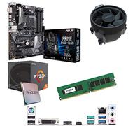 Components4All AMD Ryzen 5 1500X 3.6GHz (Turbo 3.7GHz) Quad Core Eight Thread CPU, ASUS PRIME B450-Plus Motherboard & 4GB 2400MHz Crucial DDR4 RAM Pre-Built Bundle
