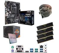 Components4All AMD Ryzen 5 1500X 3.6GHz (Turbo 3.7GHz) Quad Core Eight Thread CPU, ASUS Prime B450M-A Motherboard & 16GB 3000MHz Corsair DDR4 RAM Pre-Built Bundle