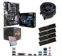 Components4All AMD Ryzen 5 1600 3.2GHz (Turbo 3.6GHz) Six Core Twelve Thread CPU, ASUS PRIME B450-Plus Motherboard & 32GB 3000MHz Corsair DDR4 RAM Pre-Built Bundle