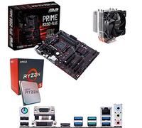 Components4All AMD Ryzen 5 1600X 3.6Ghz (Turbo 4.0Ghz) Six Core Twelve Thread CPU, ASUS Prime B350-PLUS Motherboard, BeQuiet Pure Rock Slim CPU Cooler Pre-Built Bundle NO RAM
