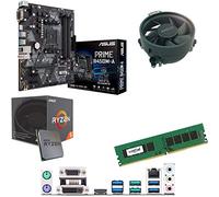 Components4All AMD Ryzen 5 2600 3.4GHz (Turbo 3.9GHz) Six Core Twelve Thread CPU, ASUS Prime B450M-A Motherboard & 4GB 2133MHz Crucial DDR4 RAM Pre-Built Bundle