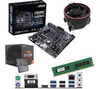 Components4All AMD Ryzen 7 2700 3.2GHz (Turbo 4.1GHz) Eight Core Sixteen Thread CPU, ASUS Prime A320M-K Motherboard & 4GB 3200Mhz Crucial DDR4 RAM Pre-Built Bundle