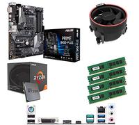 Components4All AMD Ryzen 7 2700 3.2GHz (Turbo 4.1GHz) Eight Core Sixteen Thread CPU, ASUS PRIME B450-Plus Motherboard & 16GB 2400MHz Crucial DDR4 RAM Pre-Built Bundle