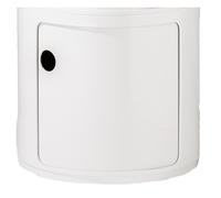 Componibili 4955 - round element high Kartell White - 4955 03