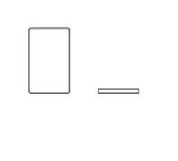 Componibili 4972 - square tray/lid for 4979 Kartell