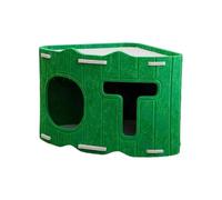 Comportable Felt Cat Cave, Semi-Enclosed Pet Bed, 16 Inch Double-Entry Nest with Soft, Warm for Sleeping Accessory, Kitten with Strong Felt, Indoor Comfort for Bedroom