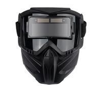 Composable Welding Helmet with Changeable Auto Dimming Goggles Heat Protective Face Breathable Headgear Systems Breathable Welding Helmet with Flexible Band
