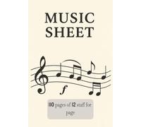 Compose Yourself: Creative Notebook of Musical Staves: Stave notebook for composition and study, 110 pages to write, compose and learn music
