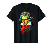 Composer Piano Player Classical Music Beethoven Value Graphic T-Shirt, Men, Black, M