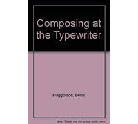 Composing at the Typewriter
