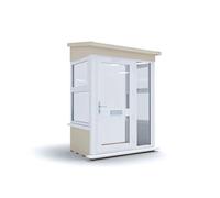 Composite AddPorch 15m x 10m UPVC Windows Door Superfelt Right Door Config Dunster House