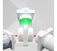 Composite Air Filter Element for PVC Pipes Designed to Neutralize Smoke and Capture Dust with Activated Carbon and HEPA (83mm)