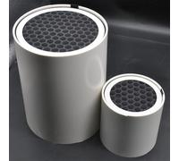 Composite Air Filter Element for PVC Pipes Designed to Neutralize Smoke and Capture Dust with Activated Carbon and HEPA (173mm)