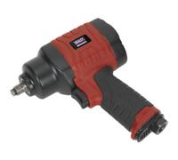Composite Air Impact Wrench - 3/8 Inch Sq Drive - Lightweight Twin Hammer Design