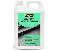Composite Decking Cleaner 4L - Heavy-Duty Outdoor Cleaning Solution for Composite Surfaces, Removes Dirt, Algae, Moss - Garden, Patio & Deck Maintenance