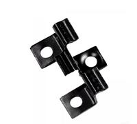 Composite Decking Clips,Stainless Steel Fixings Board Fasteners Black Deck Spacers,For WPC Flooring Concealed Mounting Clips Outdoor Patio(10mm)