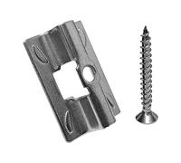 Composite Decking T-Clips - Hidden Fasteners/Stainless Steel Fixings - 50Pcs with Stainless Steel Screws