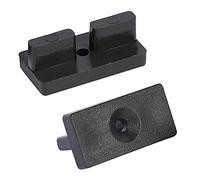 Composite Decking T Clips, WPC T Clips with Screws, Starter Fastener Decking Clip, Fastener Board Clip, Hidden Fixing Fasteners Clips (7 mm)