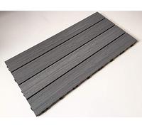 Composite Decking Tiles - Silver Grey 600x300mm - Luxury Tiles - Patio, Terrace, Balcony