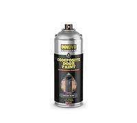 COMPOSITE DOOR SPRAY PAINT - NO PRIMER OR TOP COAT - SATIN - 1 x 400 ml - Professional Standard - Fast Dry - Exterior & Interior - Front Door - Composite, Wood, uPVC, Metal Door - PANTHER BLACK
