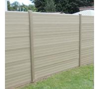 Composite Fence Panel - Fencing PVC - Sample Piece (Natural)