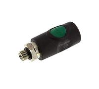 Composite material DN 7.4 Safety Air Coupling Socket with Push Button G 1/4 inch Male