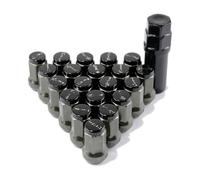 Composite SPEC 33mm Steel Car Wheel Rims Lug Nuts 20pcs/set Closed End(Black,M12x1.5)
