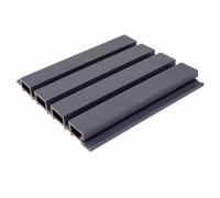 Composite Wood Fence Panels for Deck, Garden & Outdoor - Weather-Resistant Wood-Plastic Material, Wind Protection for Patios & Landscaping