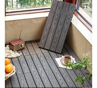 Composite Wooden Decking Tiles | Interlocking Design for Outdoor Spaces | Ideal for Gardens and Patios